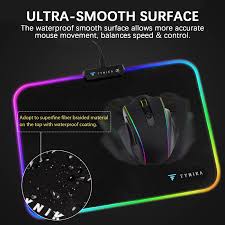 TYNIKA Tapis Souris Jeu RGB - Confort et Performance pour Gamers