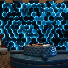 Papier Peint Gamer pour Enfants - Technologie Géométrique