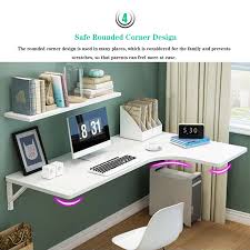 Support Dordinateur Rabattable Escamotable pour Bureau Coin