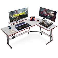 Bureau d'angle DESINO pour une expérience de gaming optimale